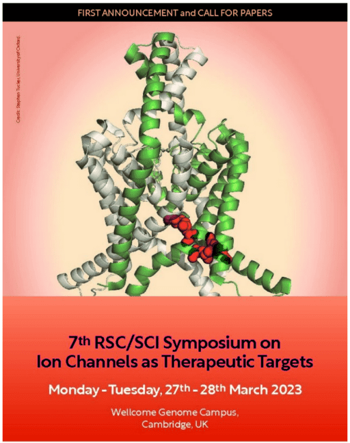 7th RSC BMCS / SCI Symposium On Ion Channels As Therapeutic Targets
