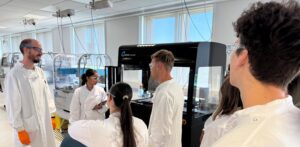Dr Thomas Hill demonstrates the use of automated electrophysiology platforms
